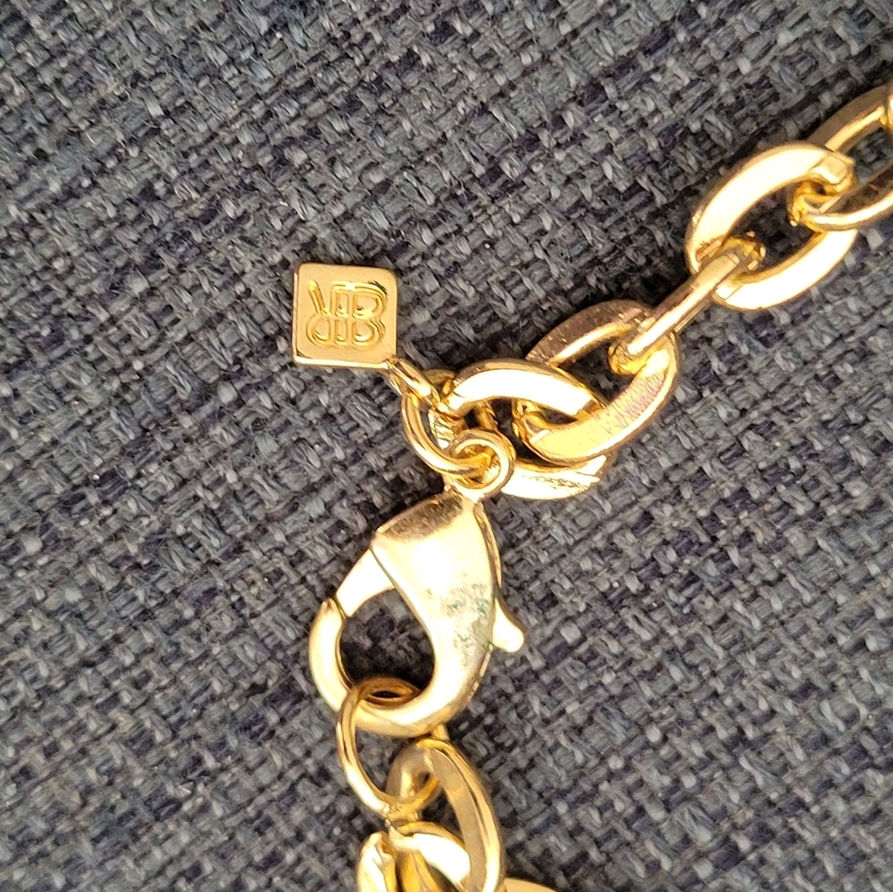 36" Gold-plated knotted necklace - Picture 3 of 4